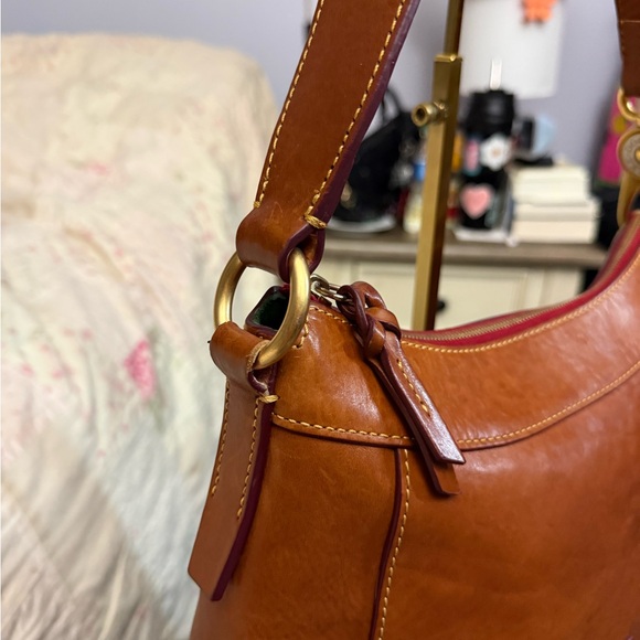 Dooney & Bourke Florentine Large Cassidy Hobo in Natural Leather - Picture 6 of 16